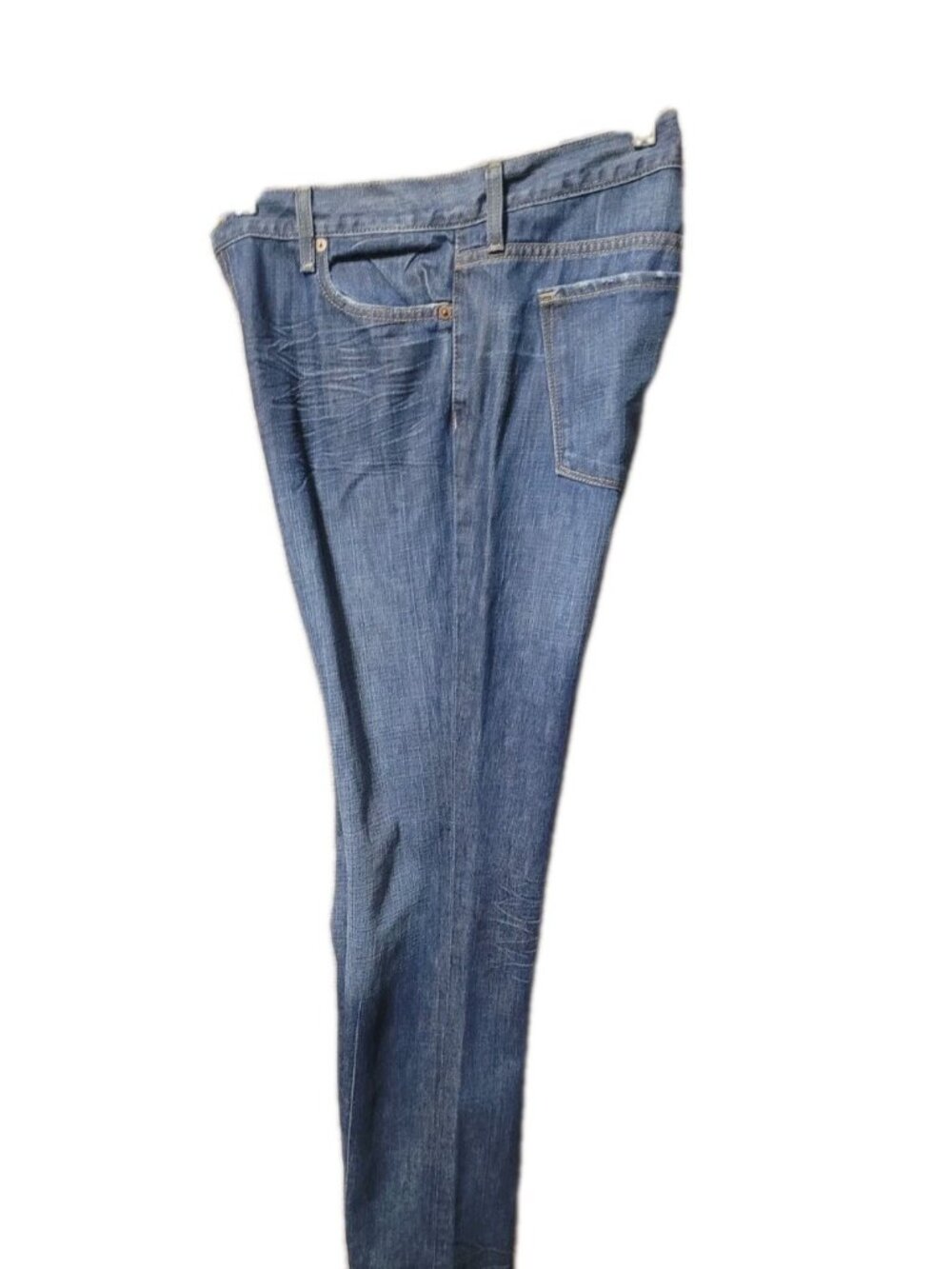 Old Navy Womens OG Loose Jeans 14 Long Blue Dark Wash Low Rise Retro Y2k - Picture 3 of 16